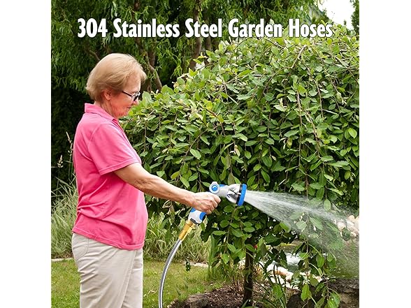 Dphkcey Metal Garden Hose 50FT