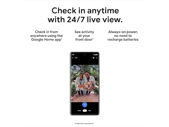 Google Nest Google Nest Doorbell (Wired, 2nd Gen) Snow