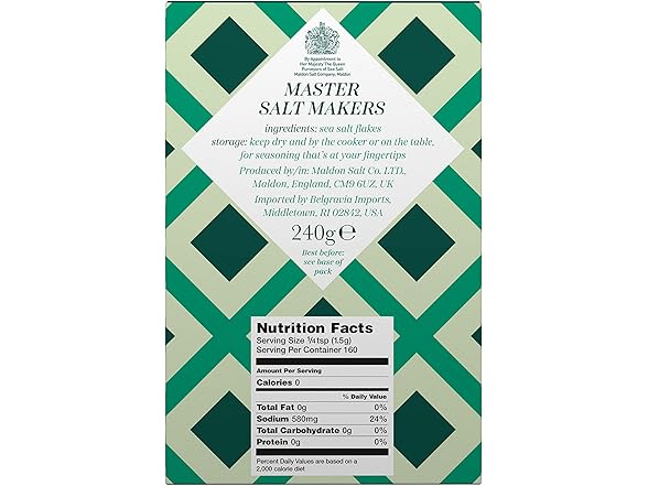 Maldon Salt, Sea Salt Flakes, 8.5 oz (240 g)