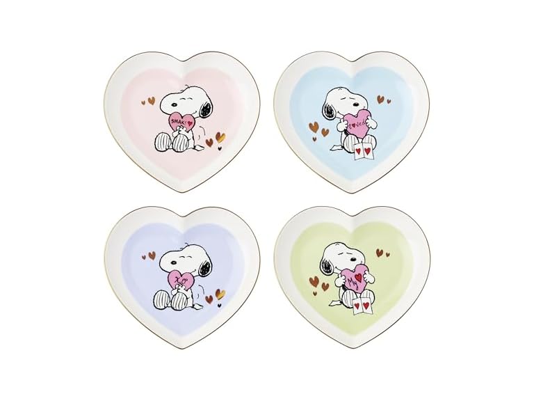 Lenox Dinnerware Set, Snoopy Valentine's Day Plates Set