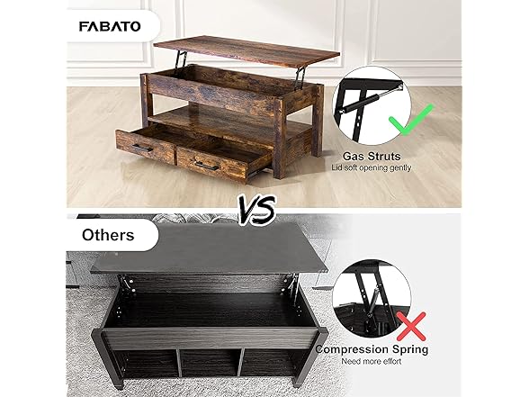 FABATO 41.7'' Lift Top Coffee Table