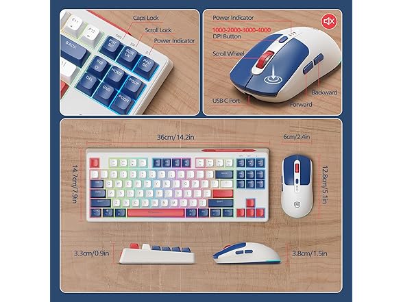 MICROPACK Wireless Keyboard & Mouse Combo