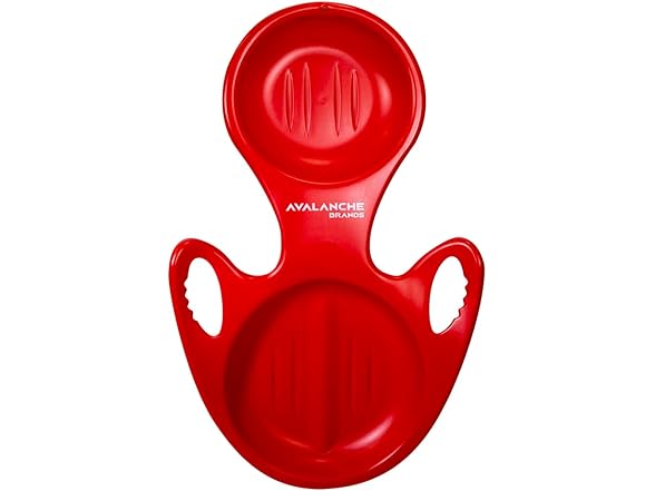 Avalanche Brands Torpedo Snow Sled, Red