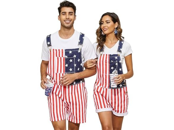 Men's Festival Bib Overalls Jumpsuit