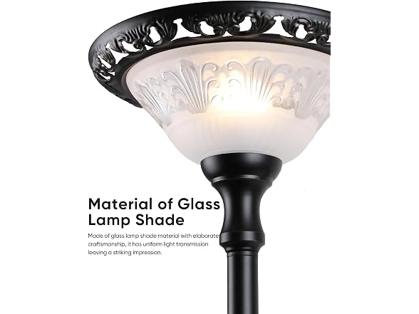 PARTPHONER Torchiere Floor Lamp