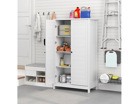 Furinno Robin 4-Tier Pantry 35W Louver