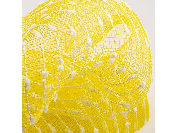10.5 inch x 30 feet Cotton Ball Deco Poly
