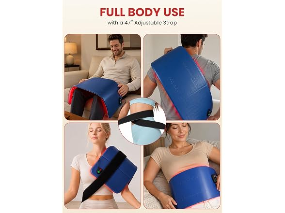 YOEYOU Red Light Therapy Pad for Body