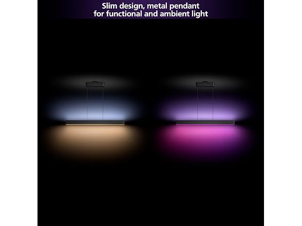 PHILIPS Hue Ensis Smart LED Pendant Light Black