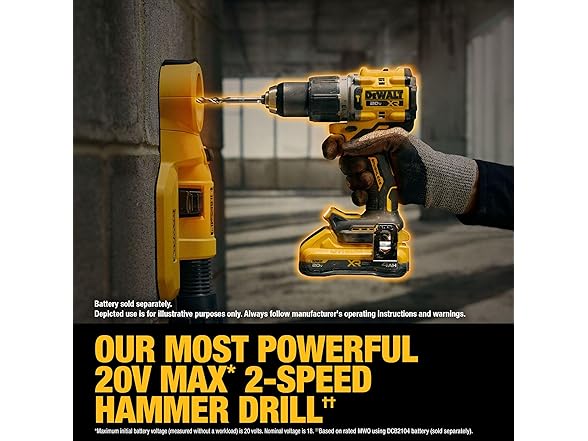 DEWALT DCD806B 20V MAX XR Brushless 1/2in Hammer Drill