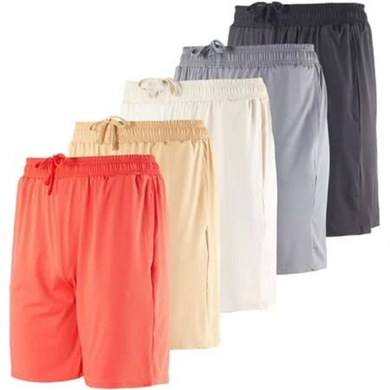 {5PK} Men's Dry-Fit 7"  Workout Shorts - Gallery 6