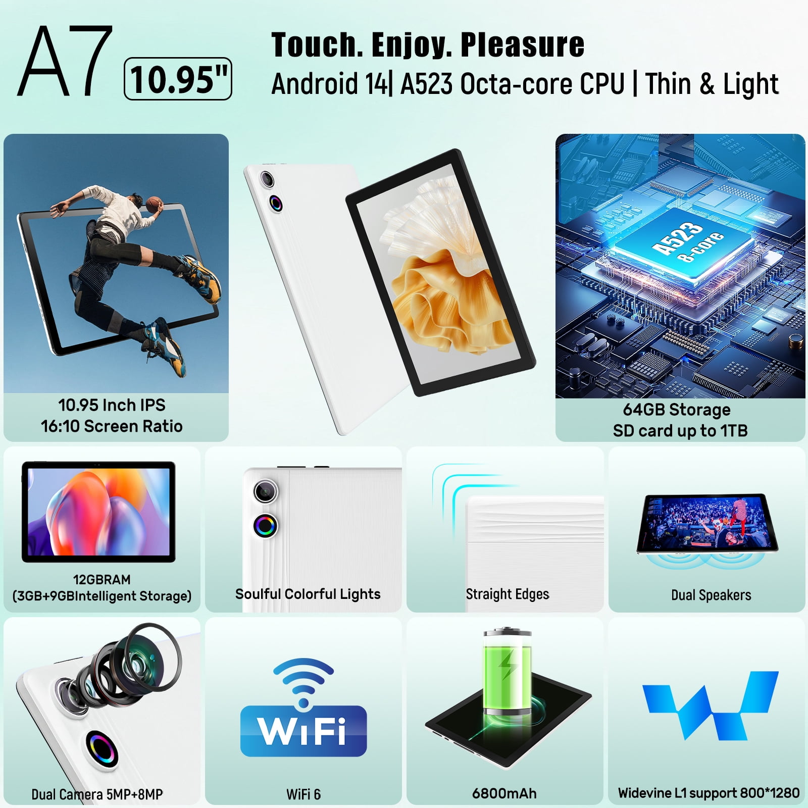 AEEZO A7 Android 14 11" Tablet - Gallery 10