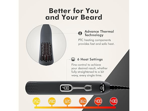 Professional Heated Beard Brush