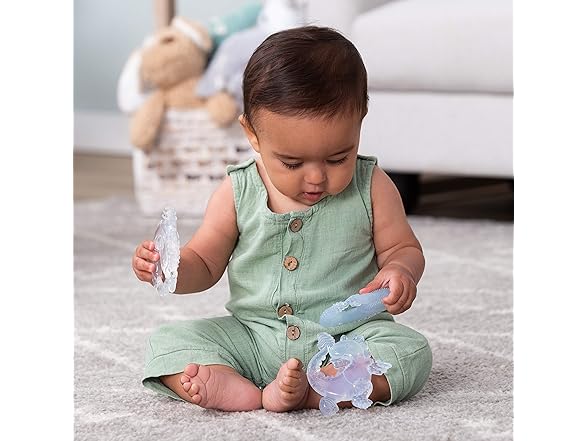 Infantino Crystal Clear 3 Stage Teether Set