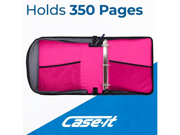 Case-it School Zipper Binder, 2-Inch