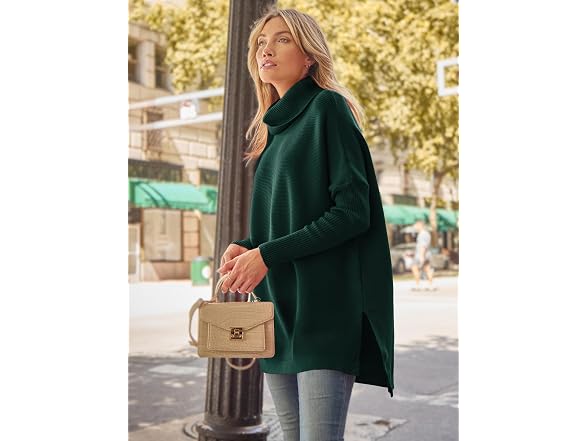 Lillusory Women (XL) Turtleneck Oversized Sweaters
