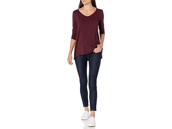 Amazon Essentials Women 2-pack 3/4 Sleeve Tee