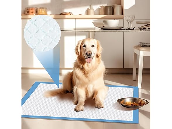 GoofyPet Dog and Puppy Pee Pads, 6-Layer Leak-Proof