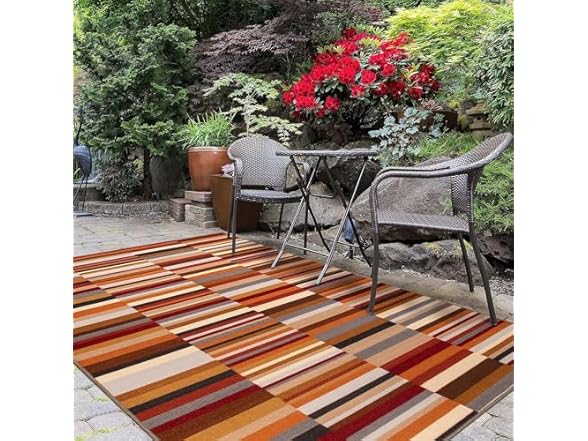 Superior Indoor Outdoor Non-Slip Rug Arden Collection