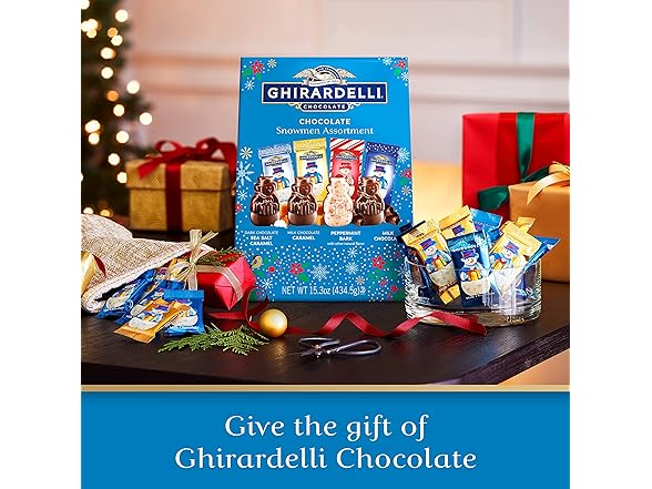Ghirardelli Holiday Choc Snowmen 15oz