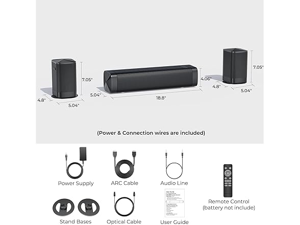 Assistrust 2.1CH Soundbar with Subwoofer