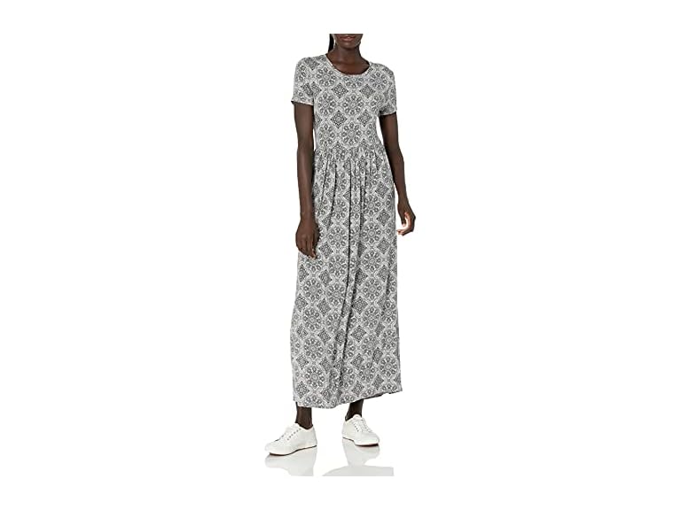 Amazon Essentials Women Short-Sleeve Waisted Dress - Gallery 6