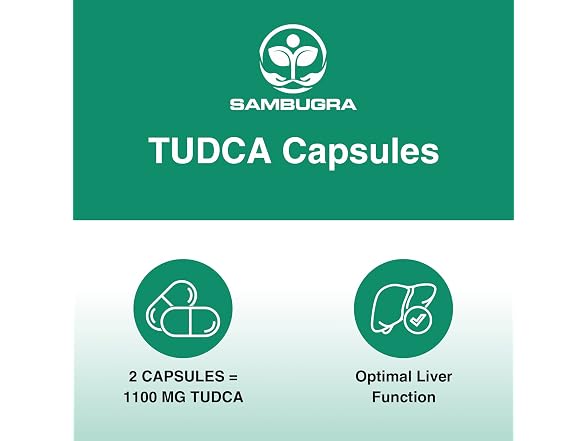 Sambugra TUDCA Liver Supplements 1100mg
