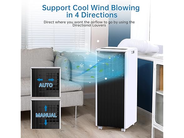 DYTesa 8000 BTU Portable Air Conditioner for 350 Sq.Ft