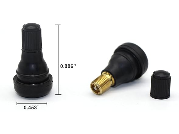 ACCRETION 100 Pcs TR412 Rubber Snap-in