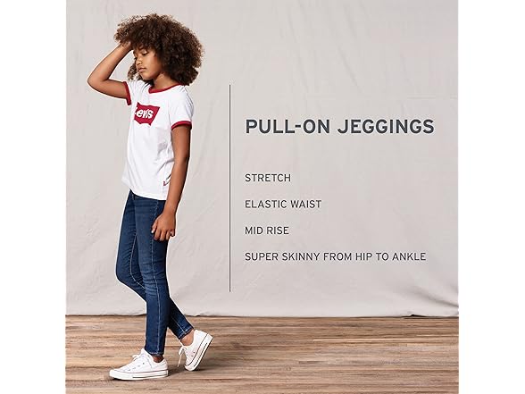 Levi's Kids (9 Mont) Baby Girls Skinny Fit Pull On