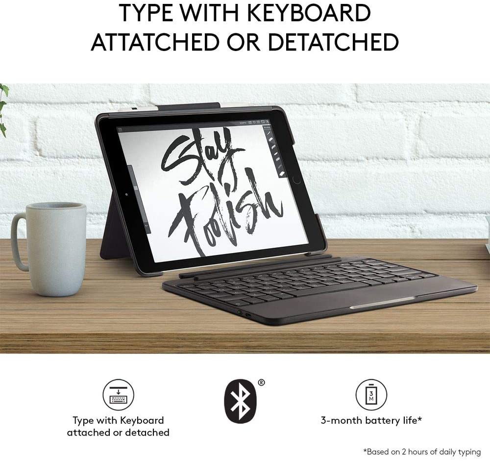 Logitech Slim Combo Case w/ Keyboard - Gallery 9