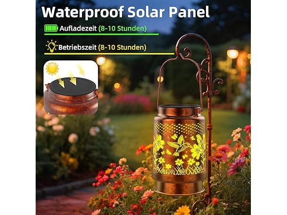 KagoLing Solar Lanterns Hummingbird 2PC
