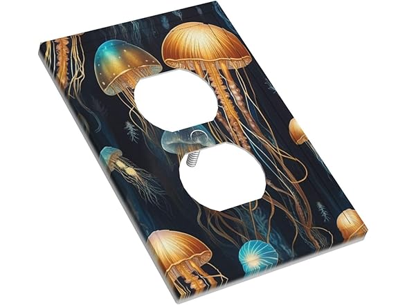 Light Switch Cover Jellyfish 1Gang