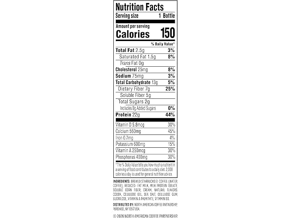 Starbucks Protein Coffee