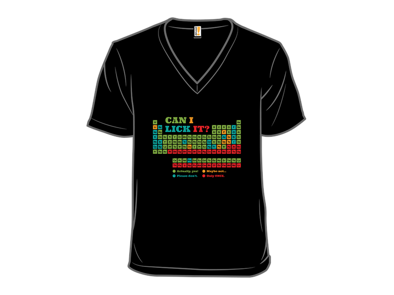 Can I Lick It Periodic Table