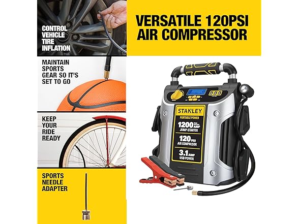 STANLEY Stanley J5C09D 1200 Peak Amp Automotive