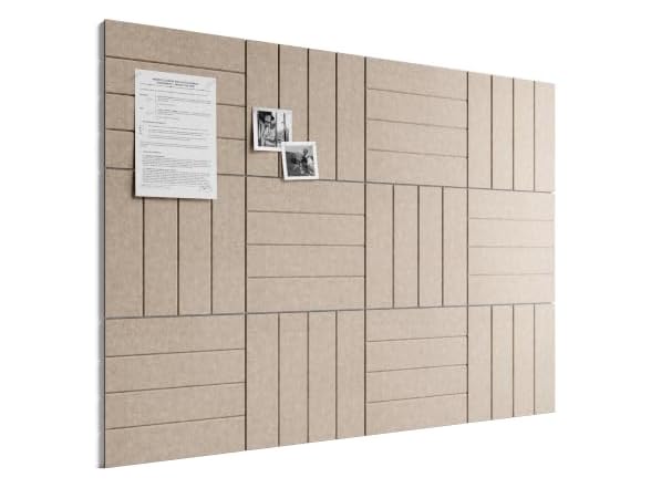 Bumusty 12 Pack Large Felt Bulletin Board Tiles