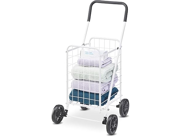 Whitmor Folding Utility Shopping Cart