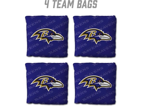YouTheFan NFL Cornhole Bags (4-Pack)