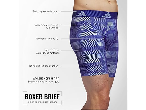 Microfiber Athletic Boxer Brief (2XL)