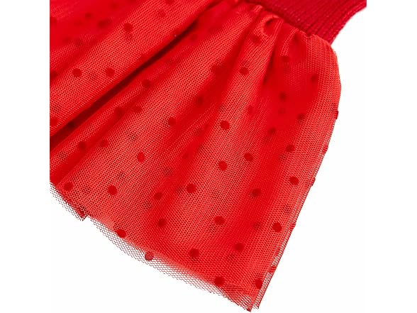 Blueberry Pet Heart Dog Sweater Dress