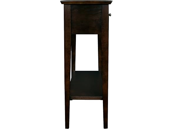 Leigh Ross Teegan Solid Wood Hall Entryway Console Table