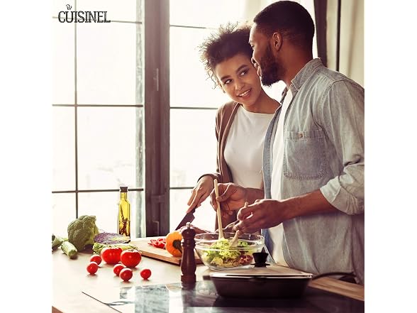 Cuisinel Square Glass Lid, Grill Pan 10.5"