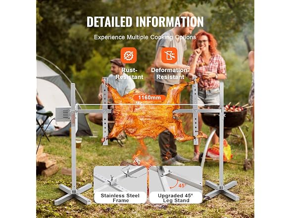 VEVOR Electric BBQ Rotisserie Grill Kit