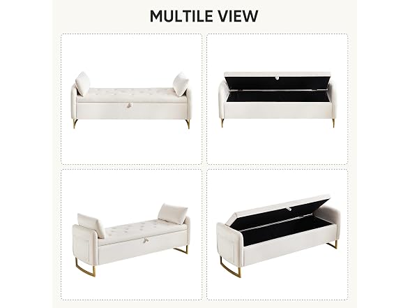 HOMYKA BC2593026070694 storage bench