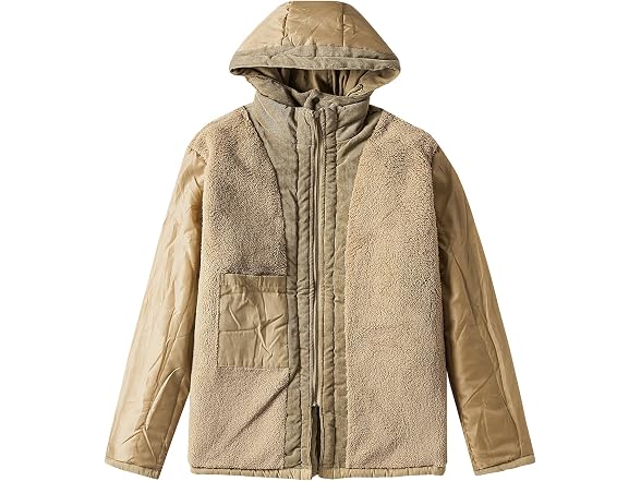 Mr.Stream Men (L) Winter Hooded Jacket Sherpa Coat