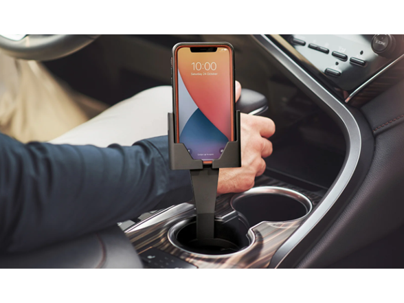 2 Pack Adjustable 2 In 1 Cup Holder Phone Mount