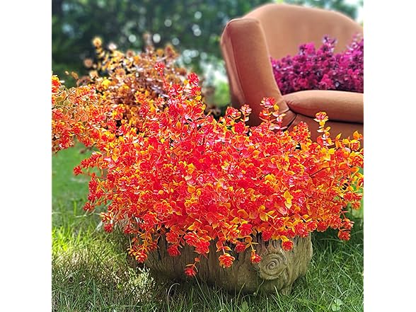 Fall Artificial Flowers for Outdoors 