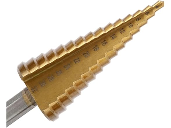 GYQAZSS AAP-Tool-403 6pc Step Drill Bit Set HSS