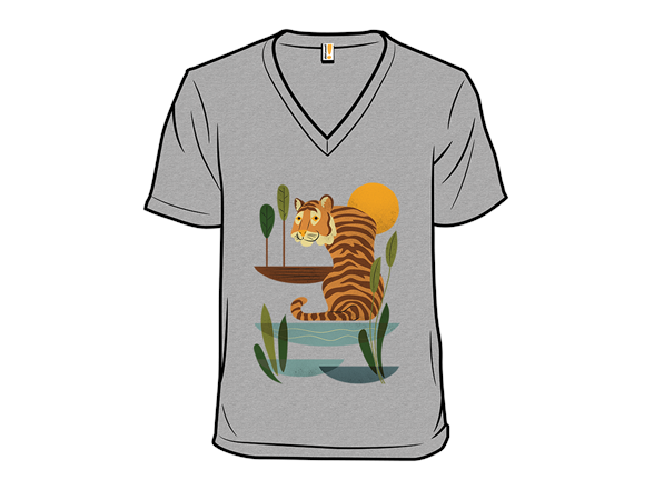 Tiger resting